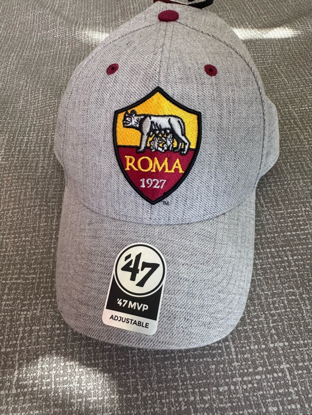 NWT AS Roma Storm Cloud ’47 MVP Adjustable Hat Charcoal Gray Official Cap
